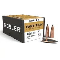 Bullets Nosler Partition .30 cal, dia .308, 165grs