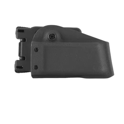 Tension Mag Pouch - Pistol, Black Black tension magazine holster for pistol magazines. With safety belt lock system.