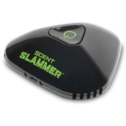 Scent SLAMMER Portable Ozone Device ozone generator Élimine TOUS les types d'odeurs. Produit une quantité d'ozone suffisante, mais sans danger, pour tuer et éliminer les particules responsables des odeurs telles que les bactéries, la sueur, les odeurs humaines, les huiles, les COV ainsi que la fumée.