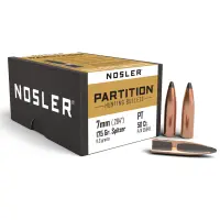 Střely Nosler Partition 7mm, dia .284, 175grs