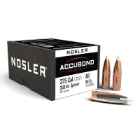 Bullets Nosler AccuBond .375 cal, dia .375, 300grs