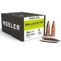Střely Nosler Ballistic Tip Hunting 8mm, dia .323, 180grs
