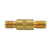 Brass adapter for cleaning rod - M5 male --> M5 male