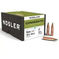 Monolitické Střely Nosler E-Tip 6mm, dia .243, 90grs