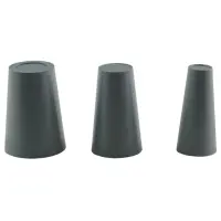 Gumové zátky, 3 ks