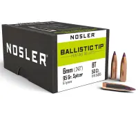 Střely Nosler Ballistic Tip Hunting 6mm, dia .243, 95grs