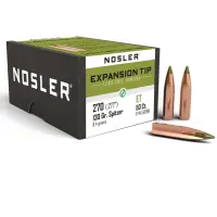 Lead-Free Bullets Nosler E-Tip .270 cal, dia .277, 130grs