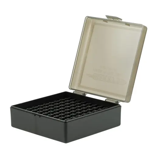 Patronenbox 38 Special / 357 Magnum - B#003 Smoke Patronenbox 38 Special / 357 Magnum - 100P