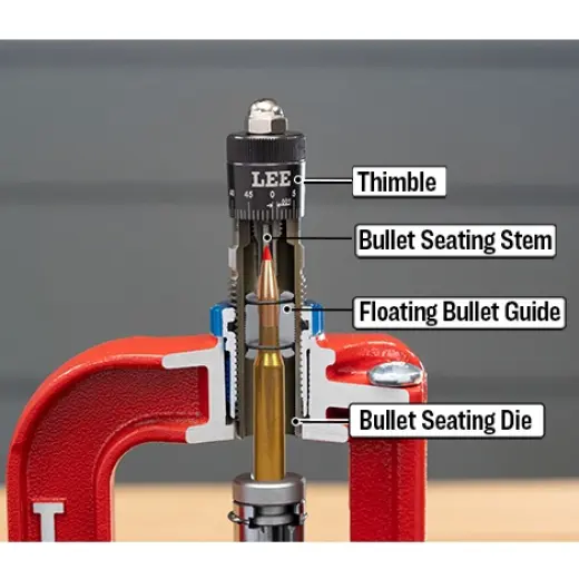 LEE Micrometer Precision Bullet Seater – 7x64 Brenneke