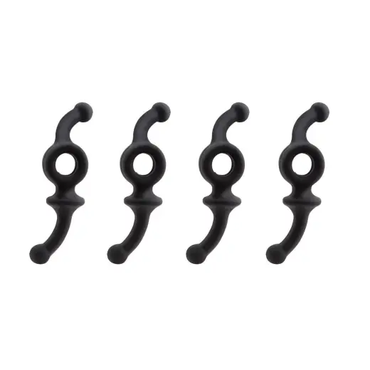 Silenzatori per corde a doppio braccio per una riduzione efficace di rumore e vibrazioni. Installazione facile senza pressa per archi, design leggero e durevole. Adatti per archi da caccia e da tiro. Confezione da 4.