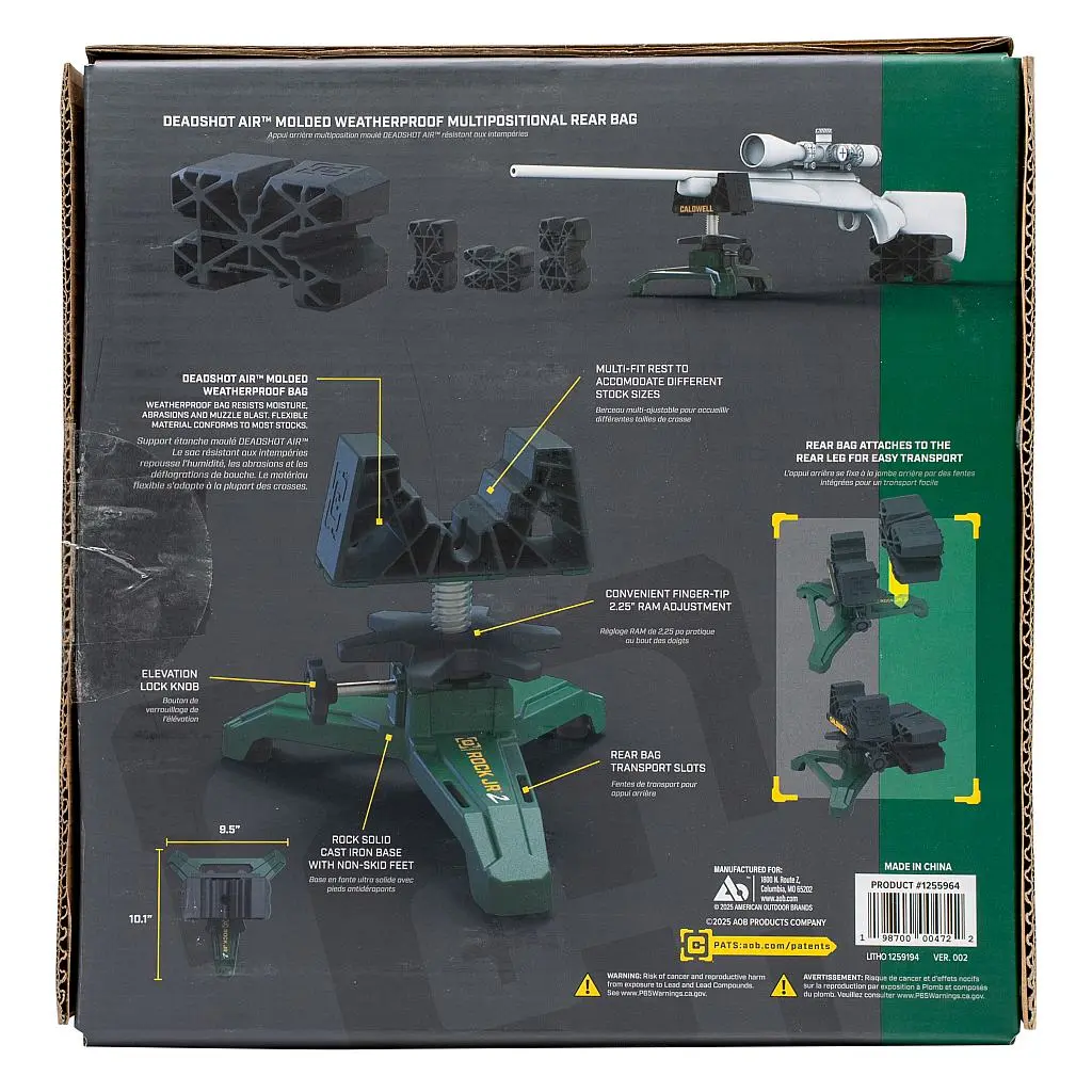 【デッドストック】リリパットレーン IT'S FOR YOU Caldwell Rock 2 JR Shooting Rest with Rear Support | Strobl.cz